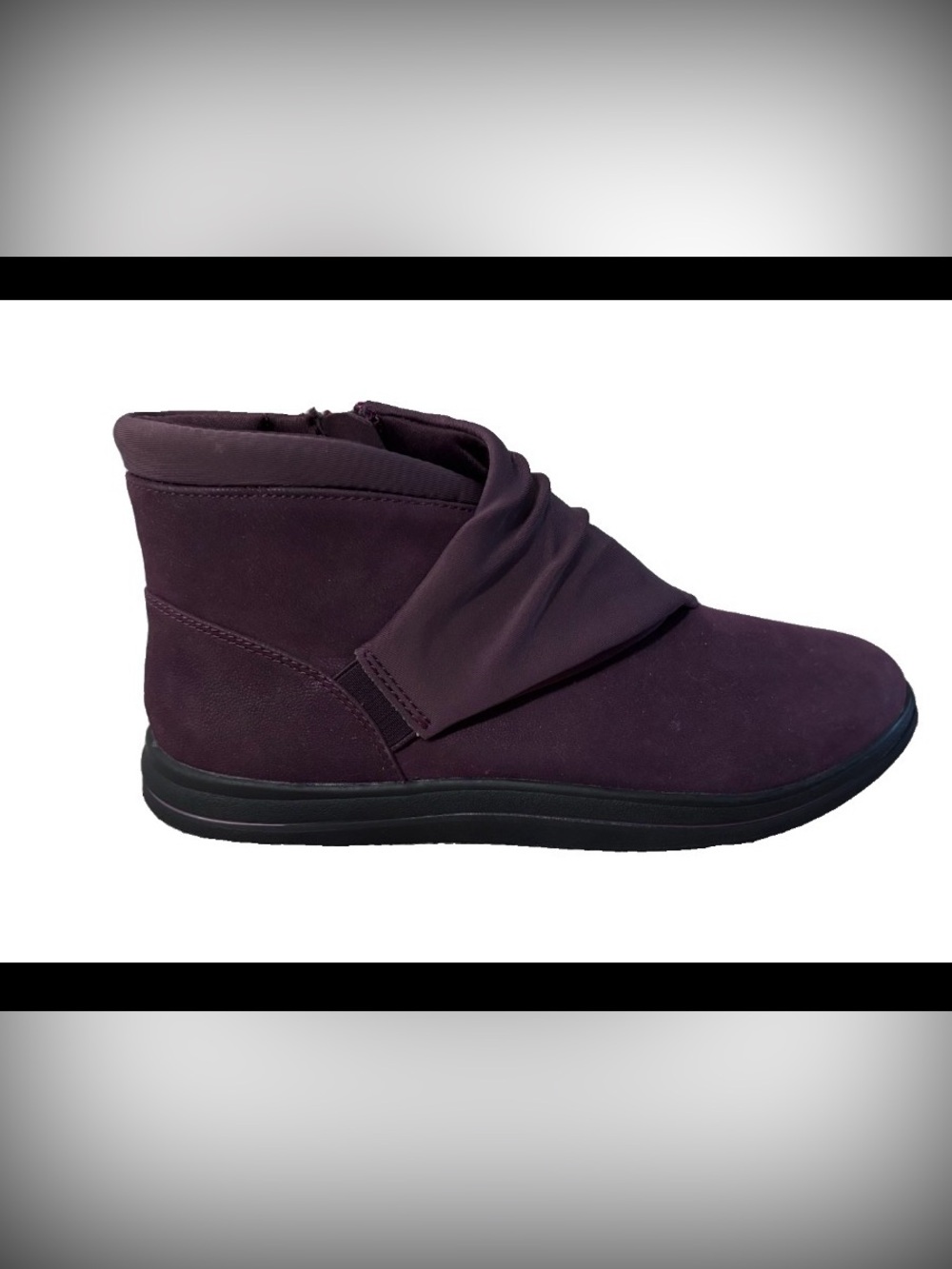 NWT Clarks Cloudsteppers Breeze Dusk Size 7M Burgundy